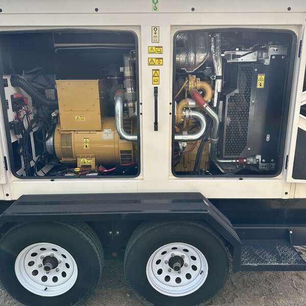 Used Caterpillar XQ125 Rental Grade Diesel Generator 5487 Hrs EPA Tier 4F