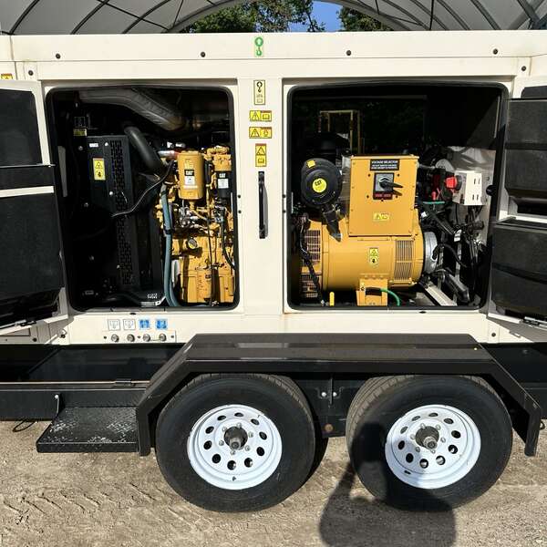Used Caterpillar XQ125 Rental Grade Diesel Generator 5487 Hrs EPA Tier 4F
