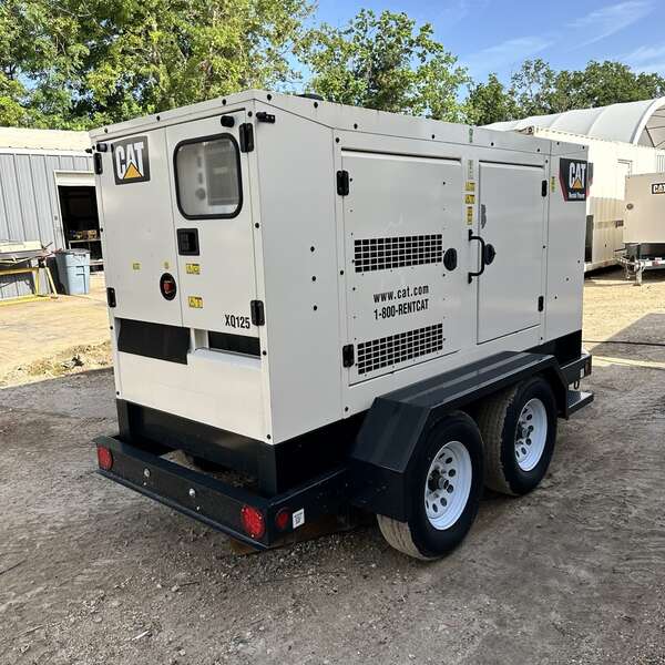 Used Caterpillar XQ125 Rental Grade Diesel Generator 5454 Hrs EPA Tier 4F