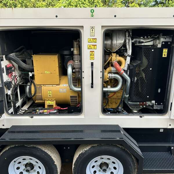 Used Caterpillar XQ125 Rental Grade Diesel Generator 5454 Hrs EPA Tier 4F