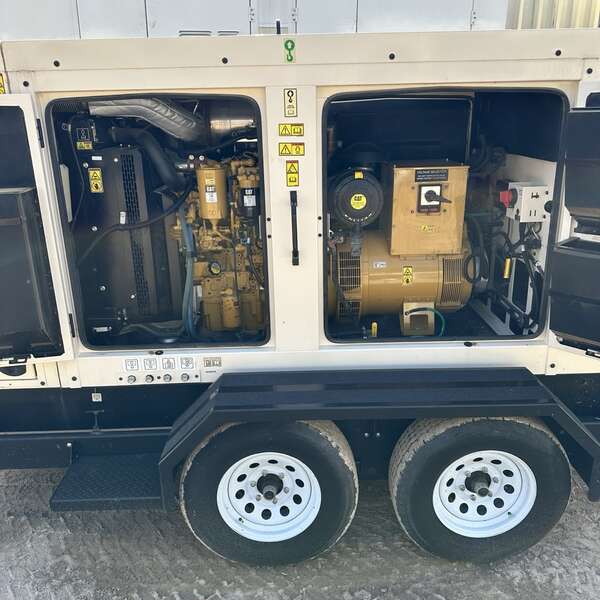 Used Caterpillar XQ125 Rental Grade Diesel Generator 5454 Hrs EPA Tier 4F