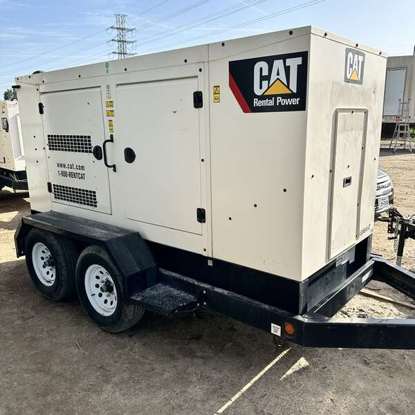 Used Caterpillar XQ125 Rental Grade Diesel Generator 5350 Hrs EPA Tier 4F