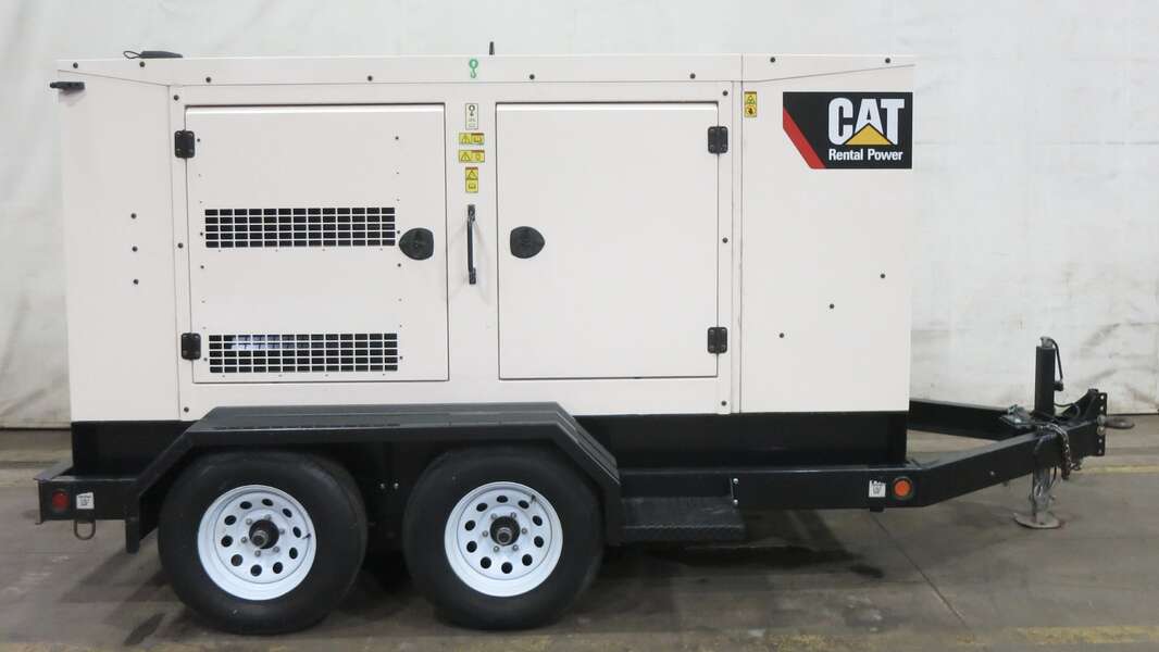 Used Caterpillar XQ125 Rental Grade Diesel Generator 4885 Hrs EPA Tier 4F