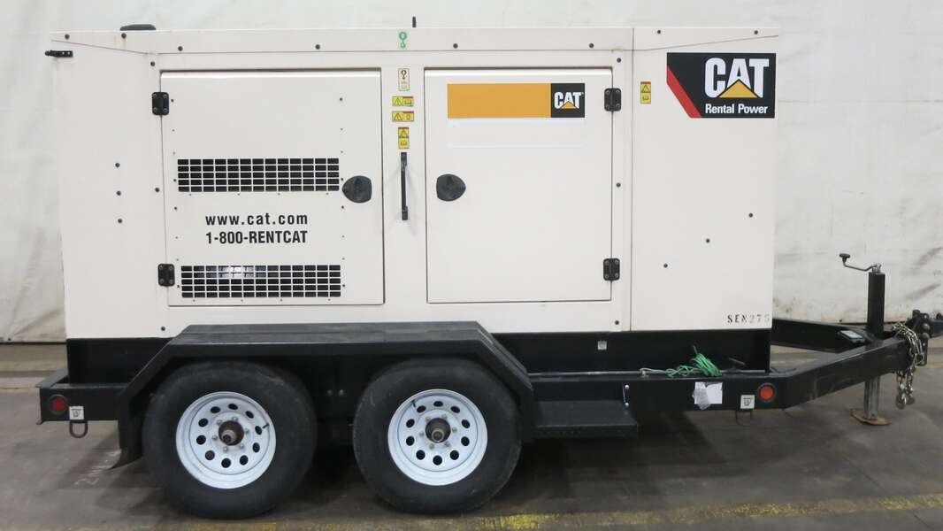 Used Caterpillar XQ125 Rental Grade Diesel Generator 5320 Hrs EPA Tier 4F