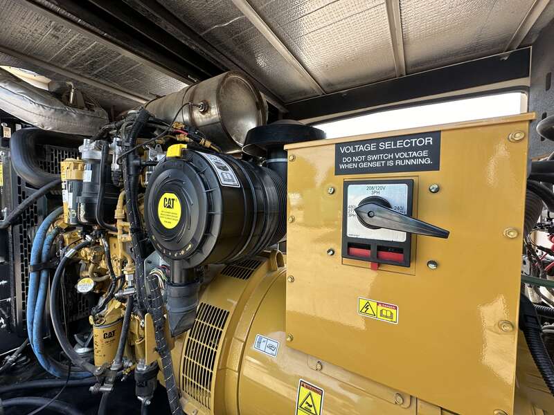 Used Caterpillar XQ125 Rental Grade Diesel Generator 5320 Hrs EPA Tier 4F