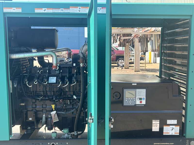 New Cummins C150N6 QSJ8.9G Natural Gas / Propane Generator, EPA Certified (Warranty Exp)