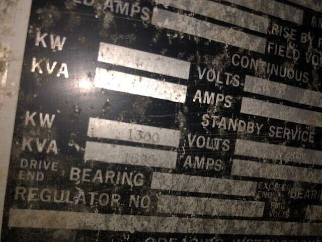 Used Caterpillar Portable 3512 Diesel Generator, 200 Hrs