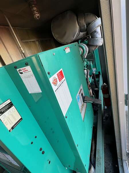 Used Cummins DFCE NTA855-G5 Diesel Generator, 310 Hrs