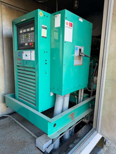 Used Cummins DFCE NTA855-G5 Diesel Generator, 310 Hrs