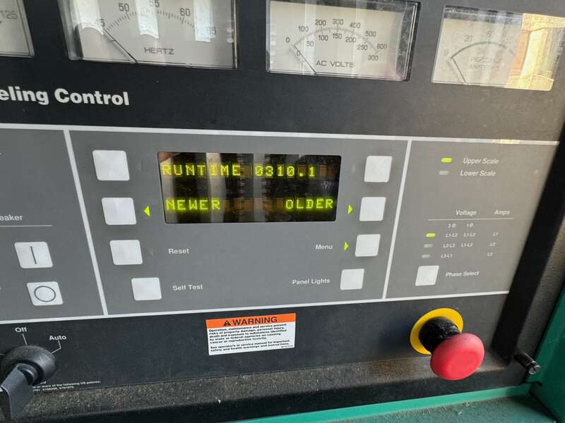 Used Cummins DFCE NTA855-G5 Diesel Generator, 310 Hrs