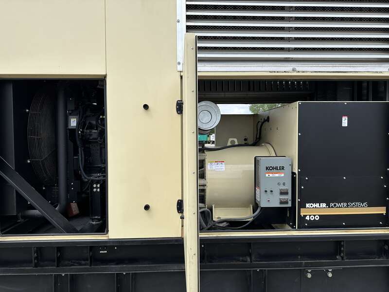 Used Kohler 400REOZJ John Deere 6135HF485 Diesel Generator, 381 Hrs, EPA Tier 3