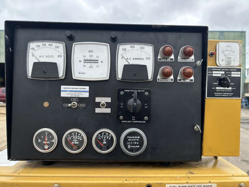 Used Katolight D250FRZ4 Diesel Generator, 681 Hrs