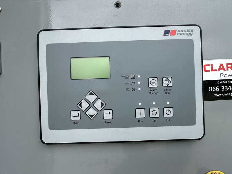 Used MTU DS600 12V1600G80S Diesel Generator, 188 Hrs, EPA Tier 2