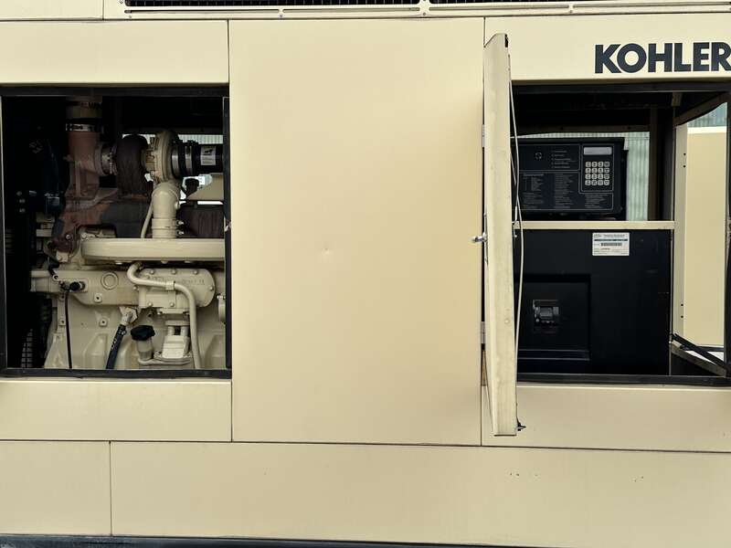 Used Kohler 135ROZJ John Deere 6081TF001 Diesel Generator, 533 Hrs