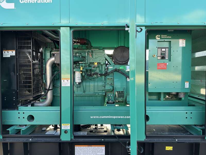Used Cummins DFEJ QSX15-G9 NR2 Diesel Generator 434 Hrs EPA Tier 2