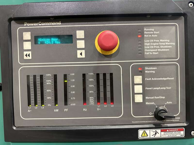 Used Cummins DFEJ QSX15-G9 NR2 Diesel Generator 434 Hrs EPA Tier 2