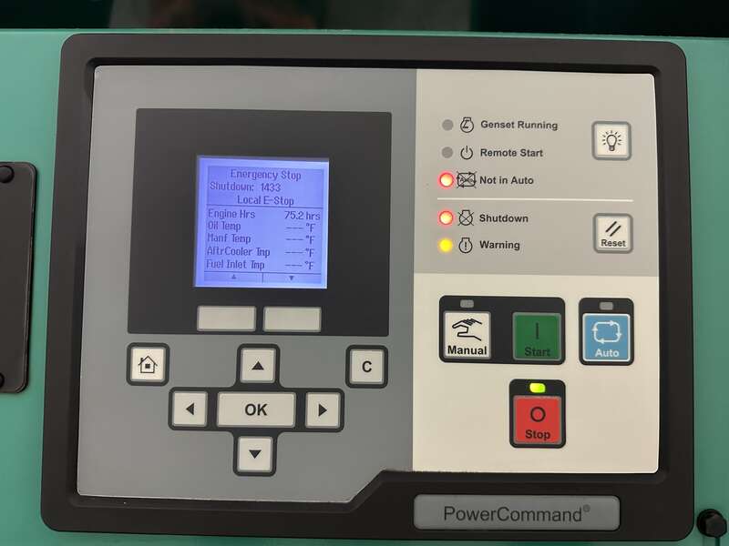 Used Cummins DSGAC QSB7-G5 Diesel Generator, 76 Hrs, EPA Tier 3