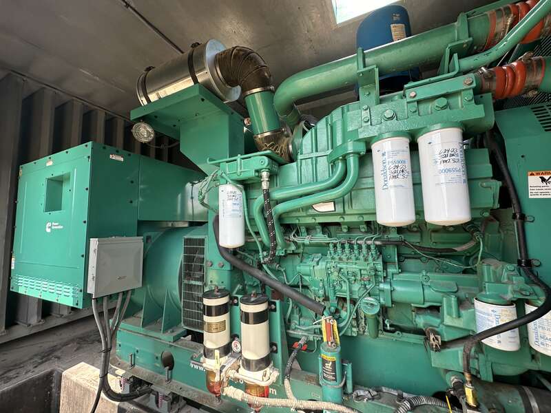 Used Cummins DQFAD QST30-G5 NR2 Diesel Generator, 328 Hrs, EPA Tier 2