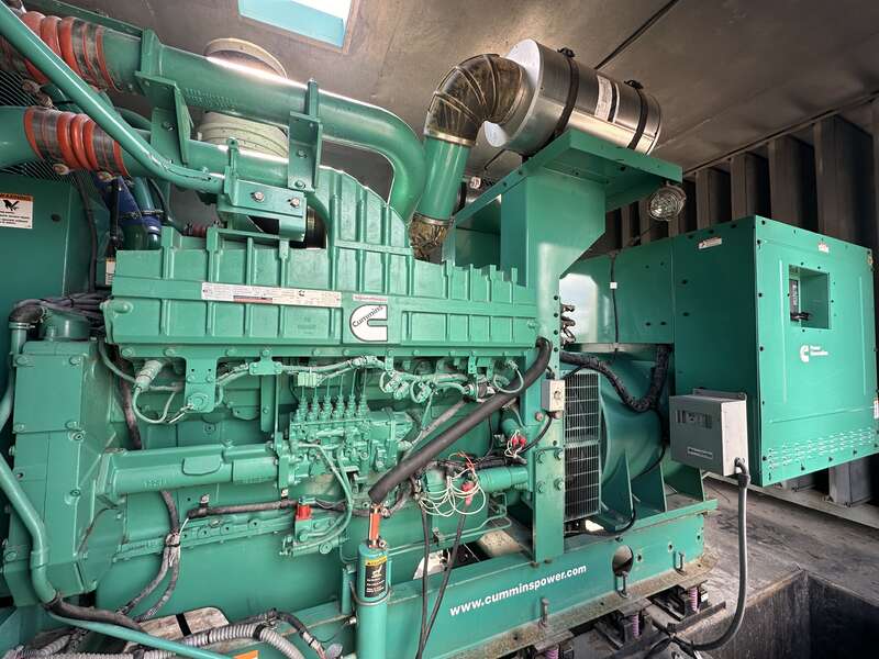 Used Cummins DQFAD QST30-G5 NR2 Diesel Generator, 328 Hrs, EPA Tier 2
