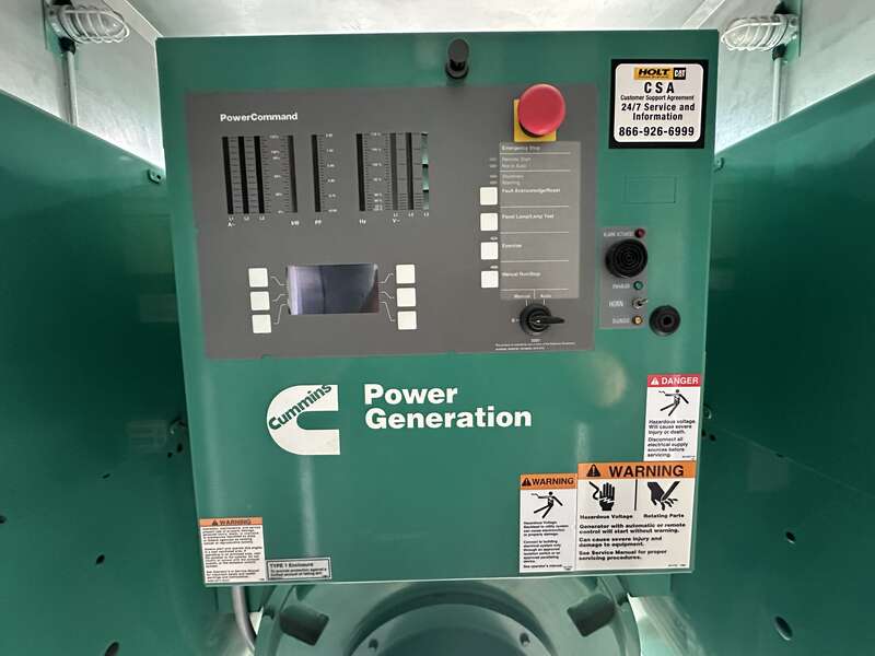 Used Cummins DQFAD QST30-G5 NR2 Diesel Generator, 328 Hrs, EPA Tier 2