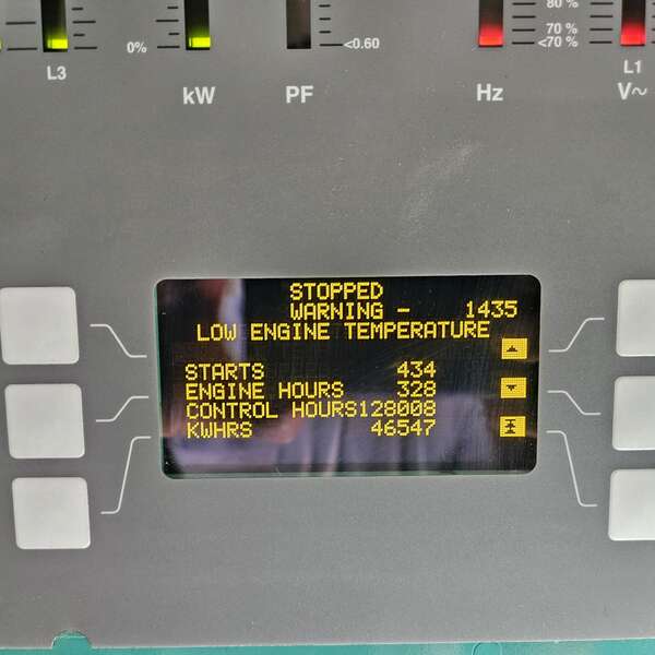 Used Cummins DQFAD QST30-G5 NR2 Diesel Generator, 328 Hrs, EPA Tier 2