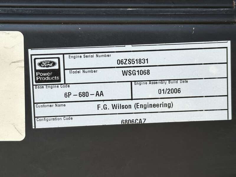 Used Caterpillar / Olympian G80F3 Natural Gas / Propane Generator, 804 Hrs