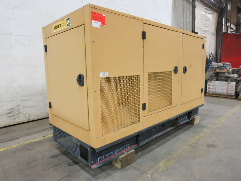 Used Caterpillar / Olympian G80F3 Natural Gas / Propane Generator, 804 Hrs