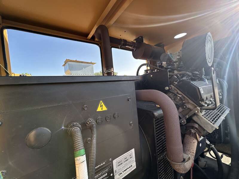 Used Caterpillar / Olympian G80F3 Natural Gas / Propane Generator, 804 Hrs