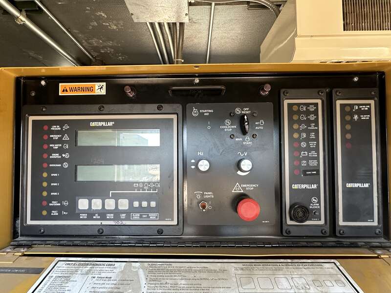 Used Caterpillar 3412 Diesel Generator, 249 Hrs
