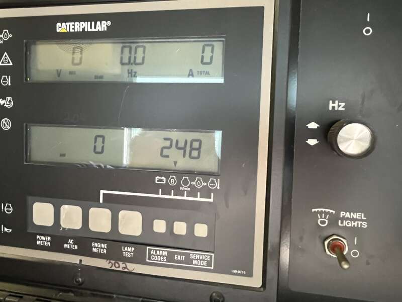 Used Caterpillar 3412 Diesel Generator, 249 Hrs