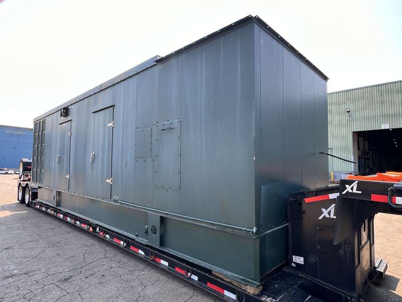 Used Caterpillar 3412 Diesel Generator, 256 Hrs