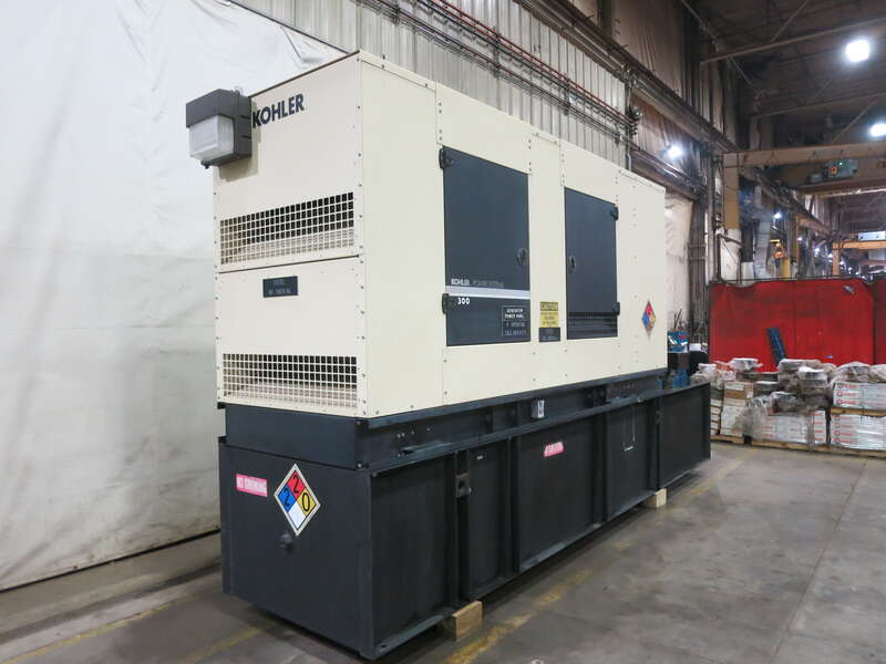 Used Kohler 300REOZJ John Deere 6090HFG86 Diesel Generator, 290 Hrs, EPA Tier 3