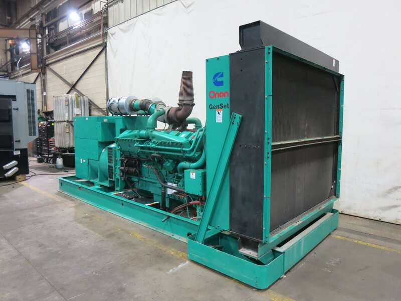 Used Cummins DFLC KTA50-G3 Diesel Generator, 400 Hrs