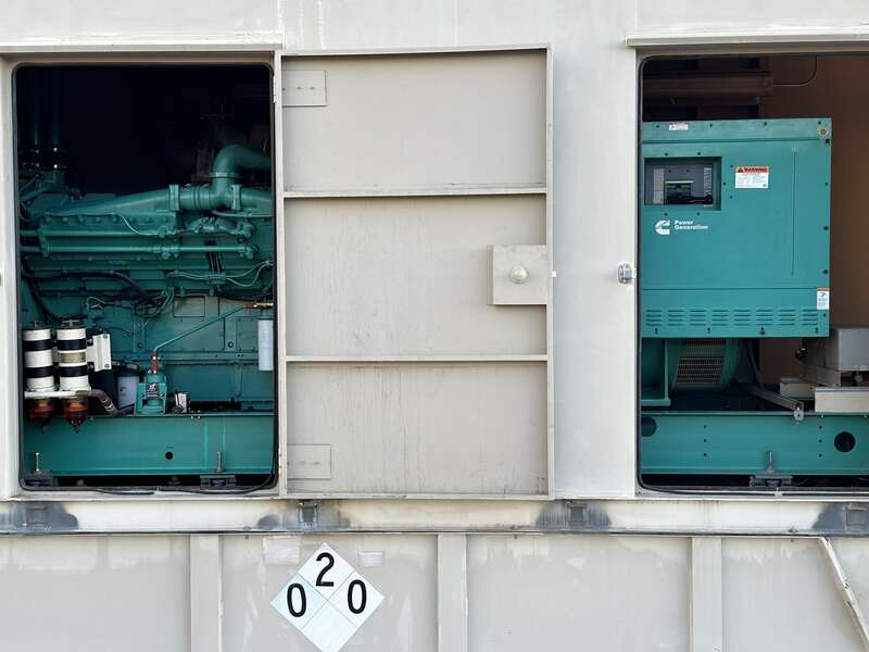 Used Cummins DFLE KTA50-G9 Diesel Generator, 583 Hrs