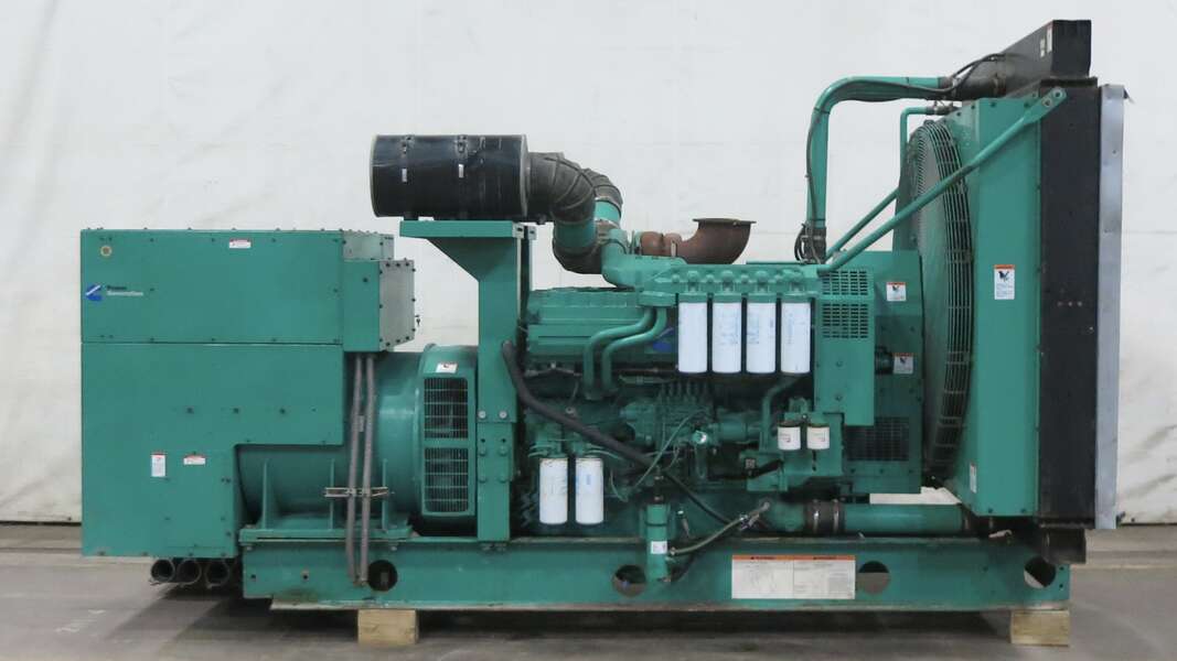 Used Cummins DFHA QST30-G1 Diesel Generator, 664 Hrs