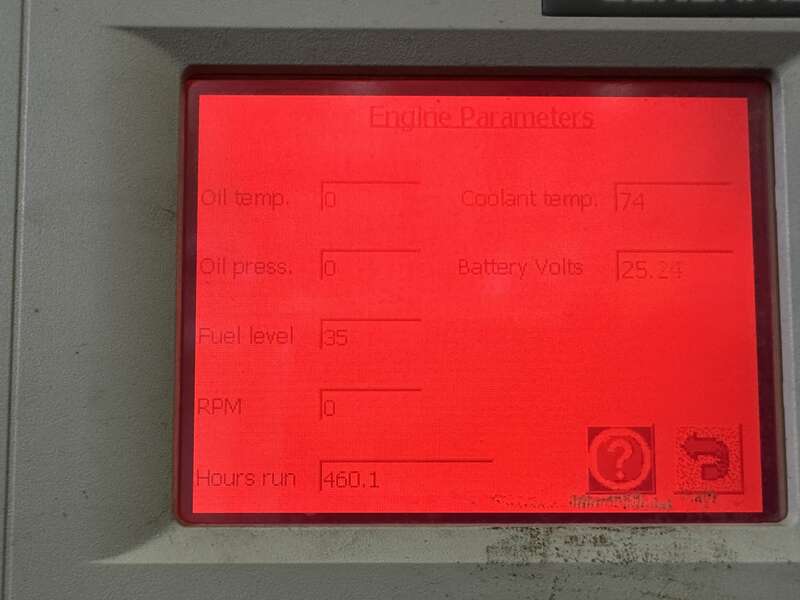 Used Generac SD0600 Diesel Generator, 461 hours