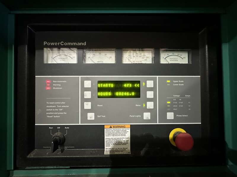 Used Cummins DQAD QSM11-G2 Diesel Generator, 243 Hrs, EPA Tier 2