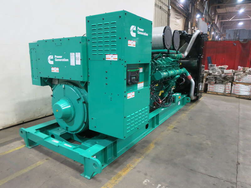 New Cummins C2000D6E QSK50-G24 Diesel Generator, EPA Tier 2