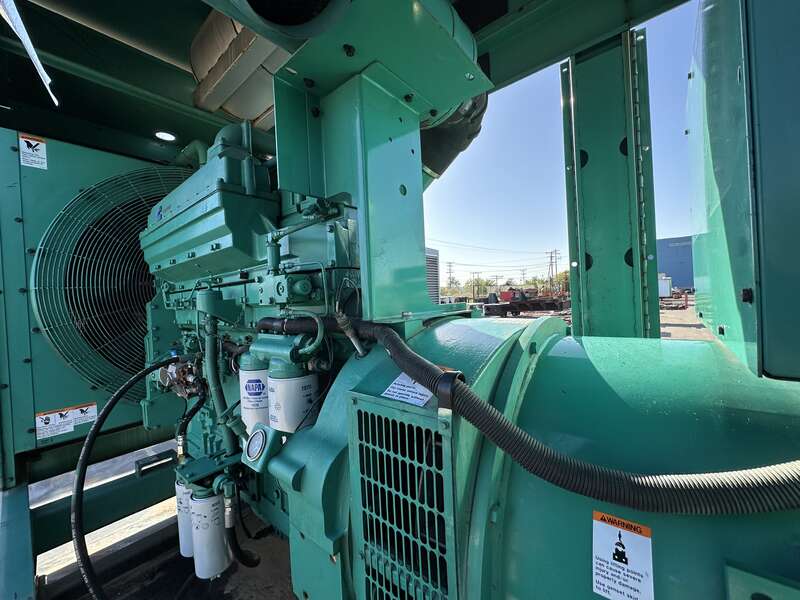 Used Cummins DFED KTA19-G4 Diesel Generator, 907 Hrs
