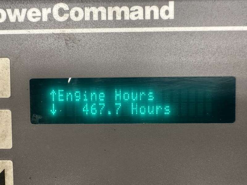 Used Cummins DQCB QSK23-G7 NR2 Diesel Generator, 470 Hrs, EPA Tier 2