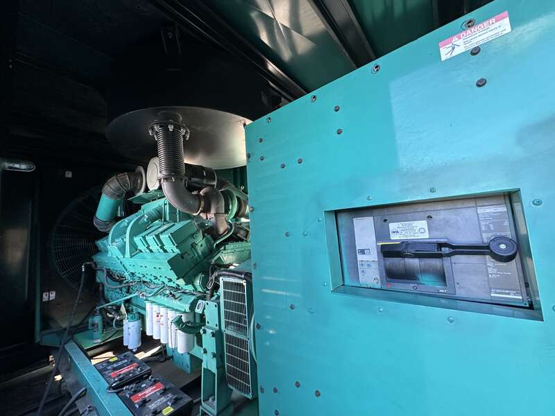 Used Cummins DFLB KTA50-G2 Diesel Generator, 459 Hrs