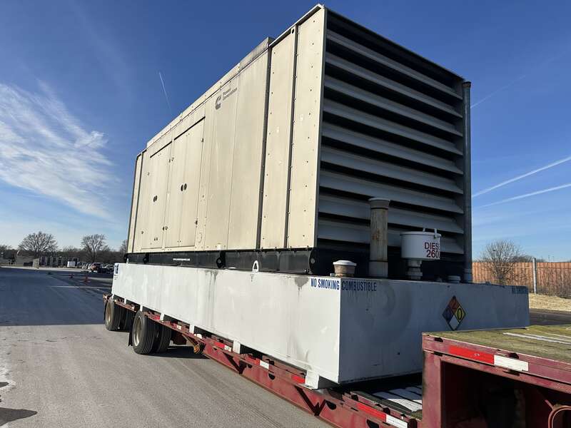 Used Cummins DQCA QSK23-G7 Diesel Generator, 627 Hrs, EPA Tier 2