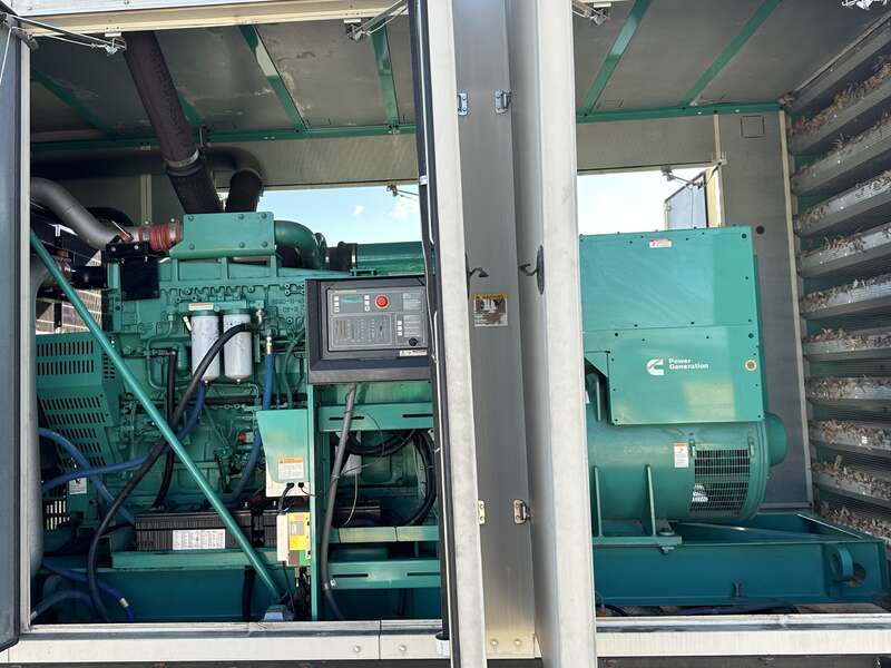 Used Cummins DQCA QSK23-G7 Diesel Generator, 627 Hrs, EPA Tier 2