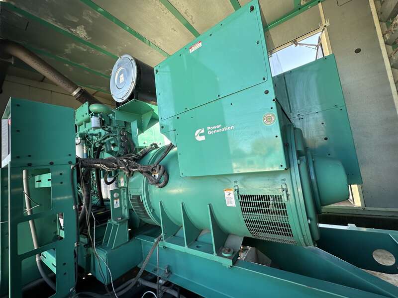Used Cummins DQCA QSK23-G7 Diesel Generator, 627 Hrs, EPA Tier 2