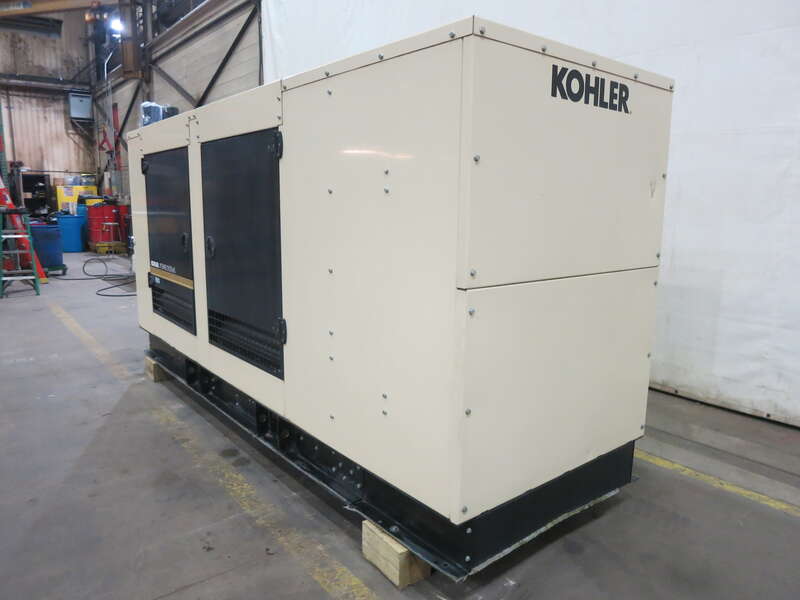 Used Kohler 100REZG Natural Gas / Propane Generator, 115 Hrs, EPA Certified