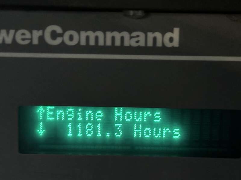 Used Cummins GGLB Natural Gas / Propane Generator, 1181 Hrs