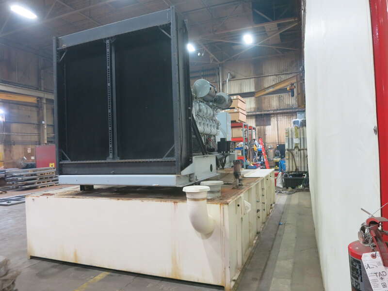 Used Kohler 1250ROZD4 Diesel Generator, 167 Hrs