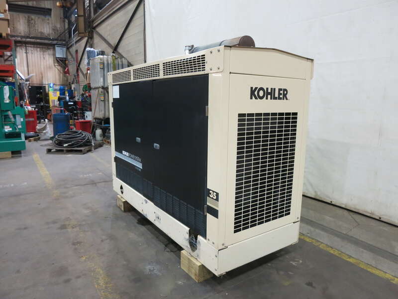 Used Kohler 35RZG Natural Gas / Propane Generator, 524 Hrs Single Phase