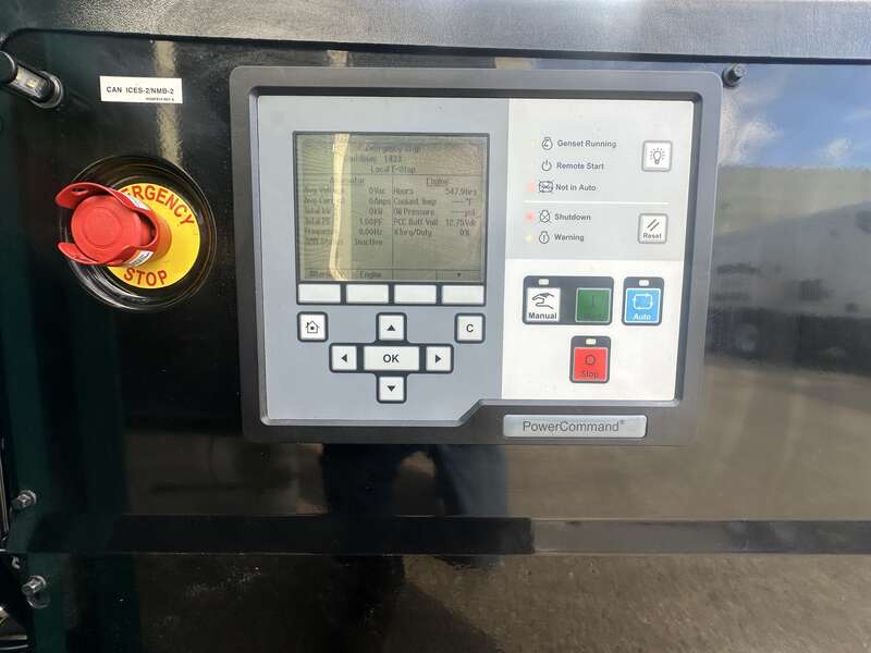 Used Cummins C200N6B QSJ8.9G Natural Gas / Propane Generator, 547 Hrs, EPA Certified