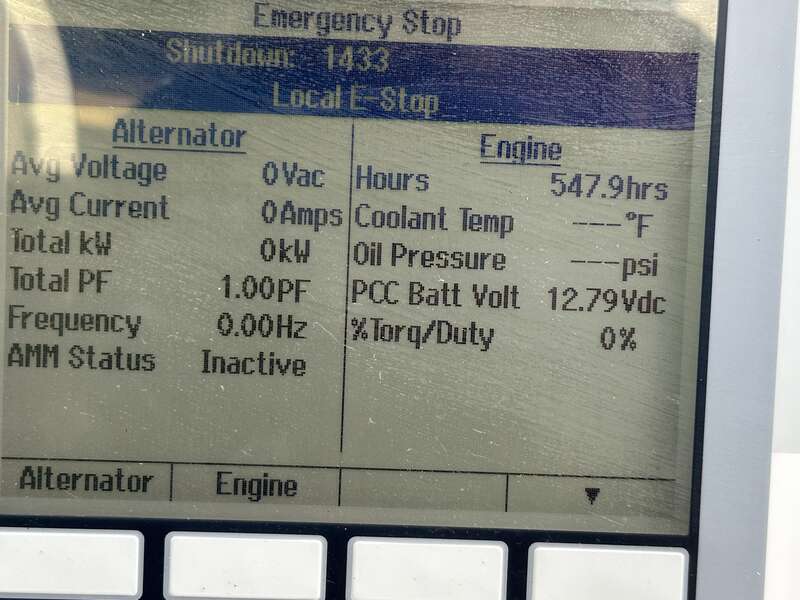 Used Cummins C200N6B QSJ8.9G Natural Gas / Propane Generator, 547 Hrs, EPA Certified